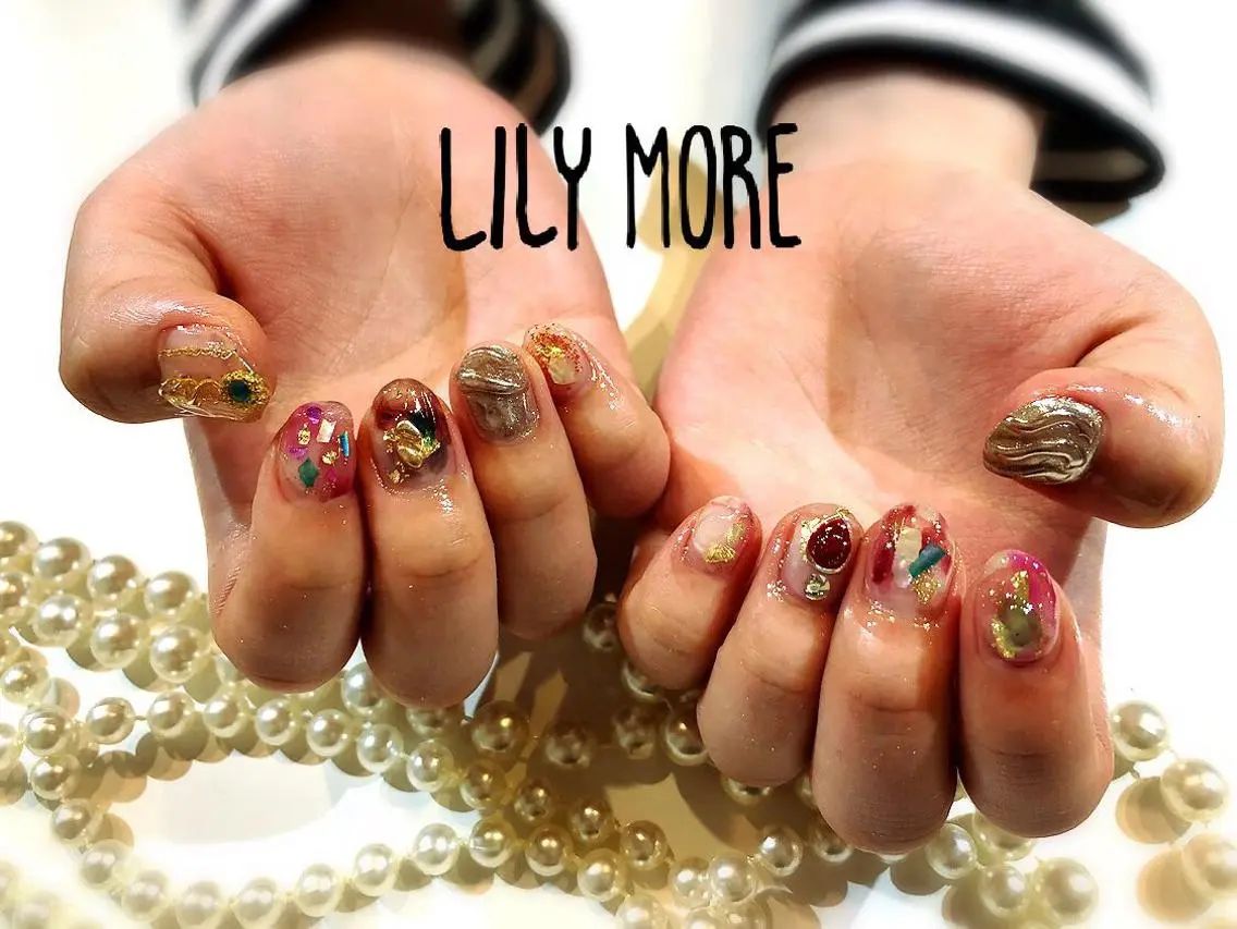 ネイル ニュアンスネイル Lily closetのネイルデザイン