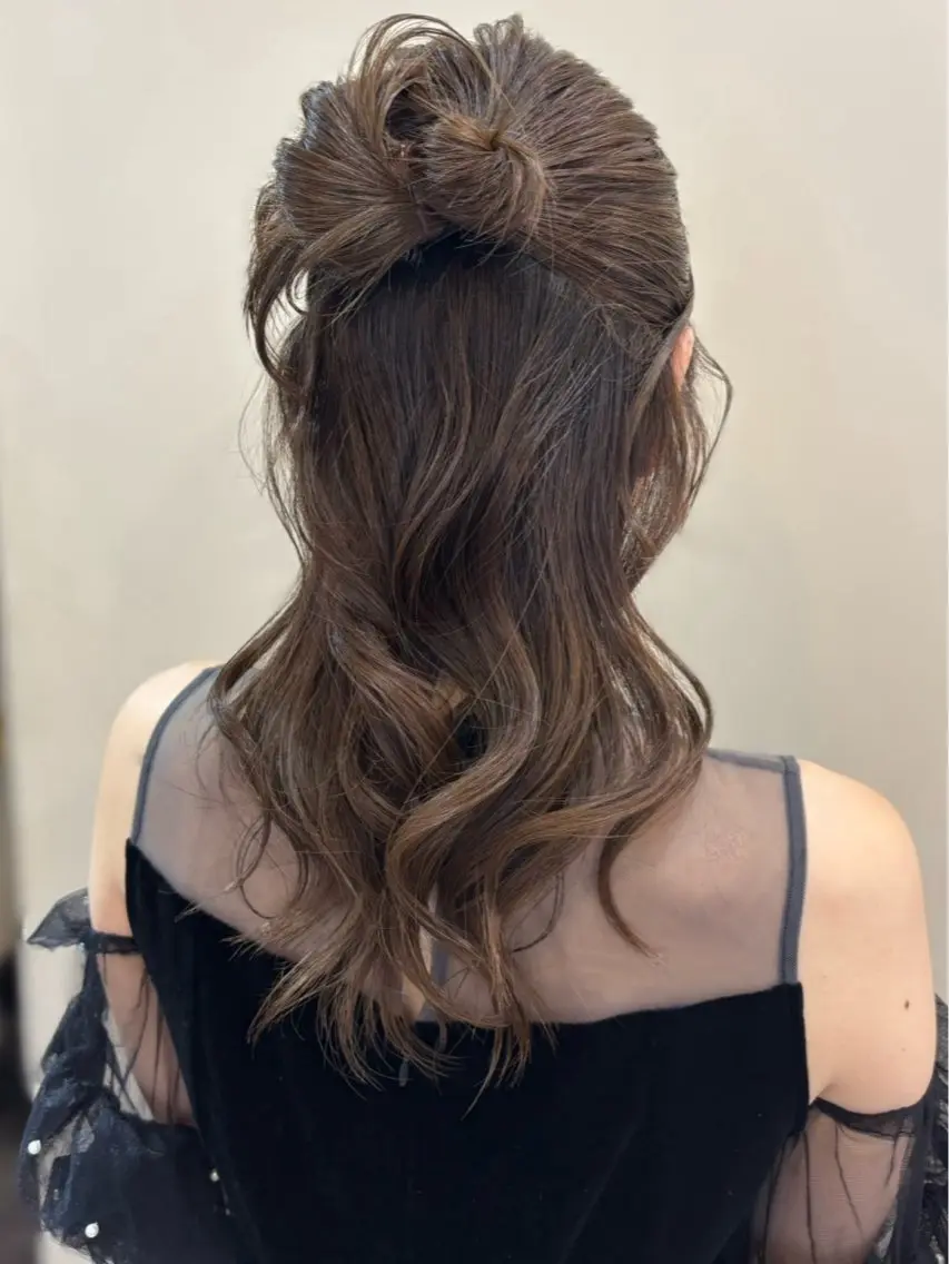ロング ヘアセット 優李 ゆうりのヘアスタイル
