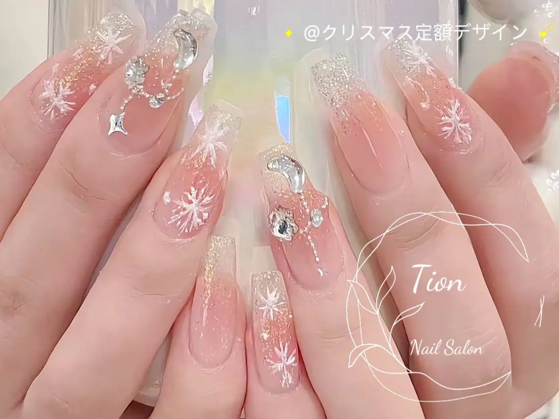 ネイル チークネイル 長さ出し フットネイル フレンチネイル ジェルネイル Nailsalon Tion 川崎店のネイルデザイン