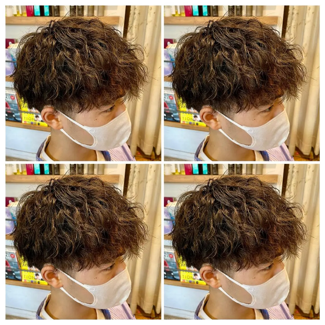 パーマ メンズ カット パーマ トリートメント 💎髪質改善／艶髪 荻原💎のヘアスタイル