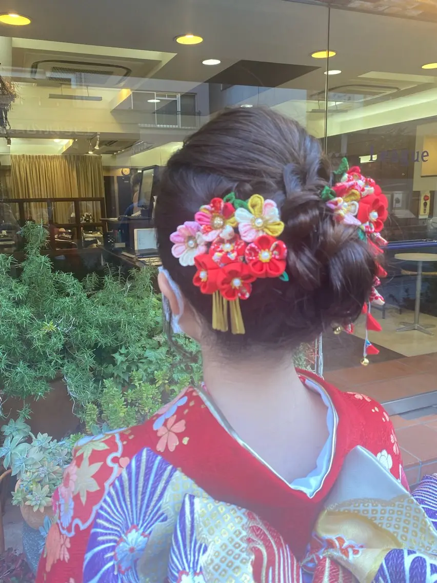 ヘアアレンジ 成人式 長谷川 礼子🌐🌿のヘアスタイル