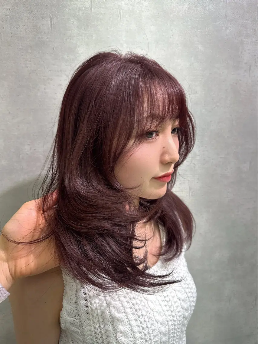 ミディアム カラー 🦋韓国ヘア /Kotoko🦋のヘアスタイル