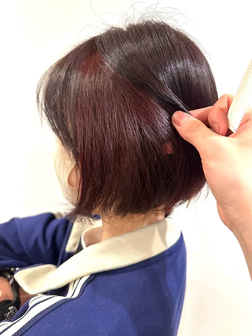カラー ブリーチ Rui 【aries岩切】のヘアスタイル
