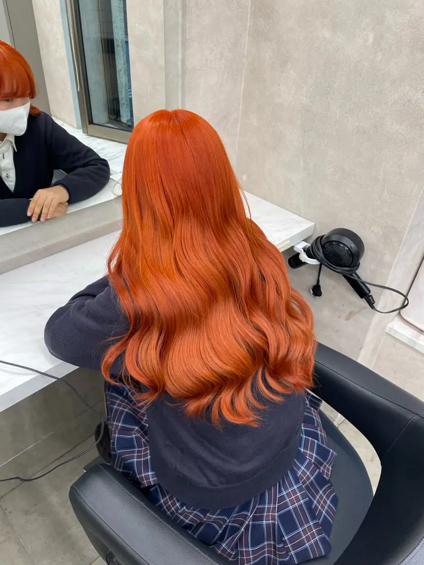 ロング カラー ヘアアレンジ ヘアカラー トリートメント ヘアセット 💗横浜美容室 💗HARUNAのヘアスタイル
