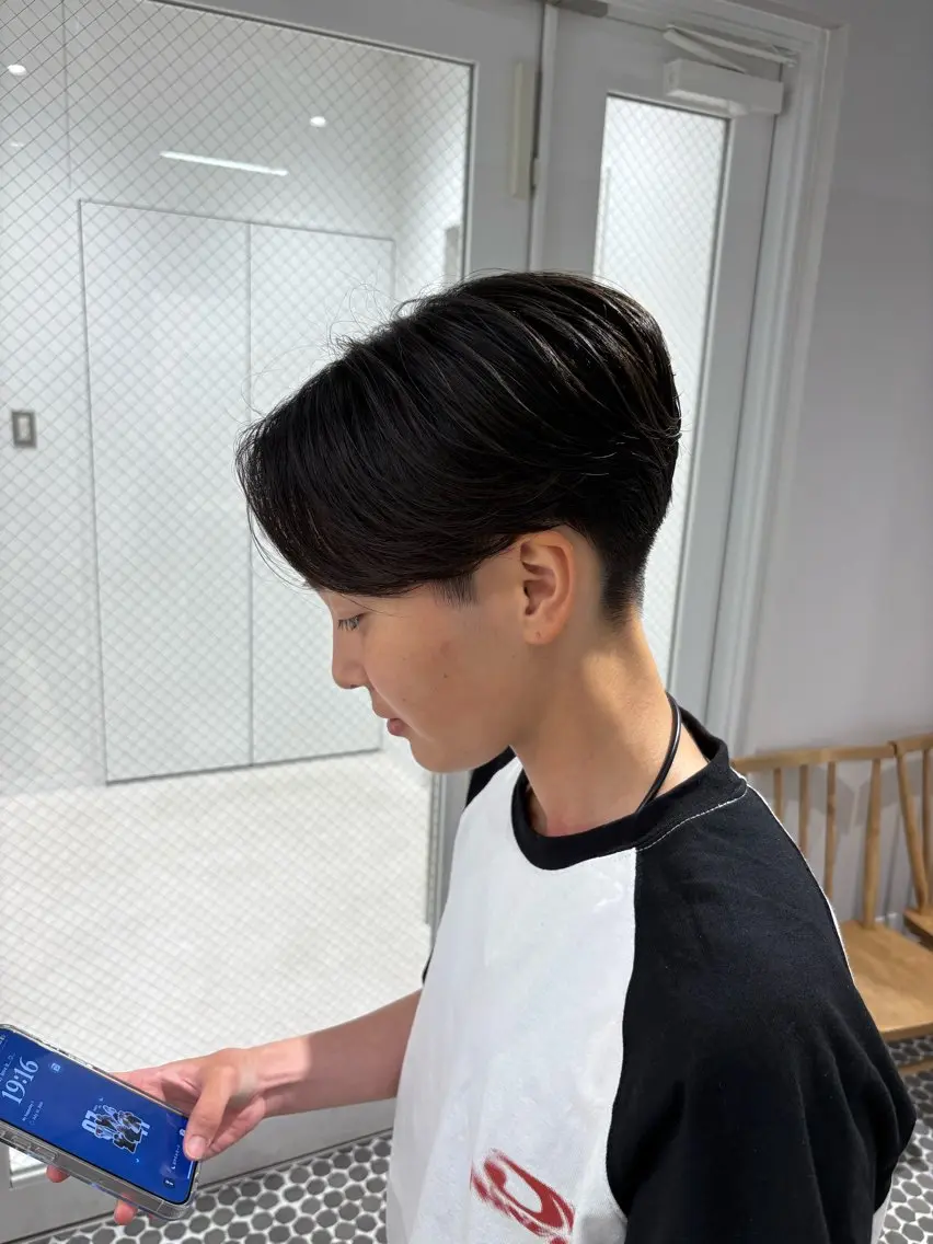 メンズカット＋ニュアンスパーマの写真