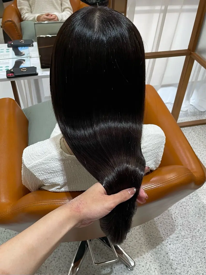 ロング 髪質改善 トリートメント カット トリートメント hanae 福岡/ 西新美容室のヘアスタイル