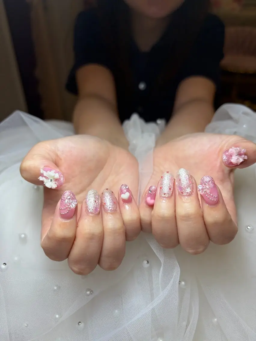 ネイル ハンドネイル ハンドケア 🎀 アネラ しま  🎀のネイルデザイン