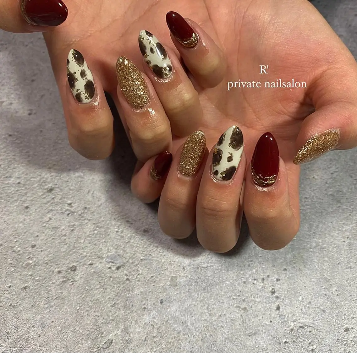 ネイル 長さ出し Bersinar nail(rina)のネイルデザイン
