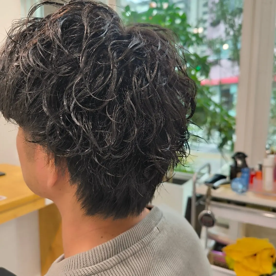 ミディアム メンズ ミディアムパーマ メンズパーマ Antwerp💎 ✂︎HiROKi✂︎のヘアスタイル