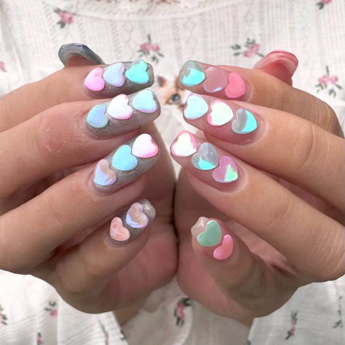 ネイル 持ち込み ハンドネイル RIEKO🍒 ワンホン♡推しネイルのネイルデザイン