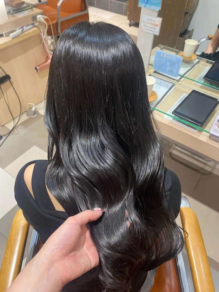 ロング カットモデル 🦋‪熊田 史織のヘアスタイル