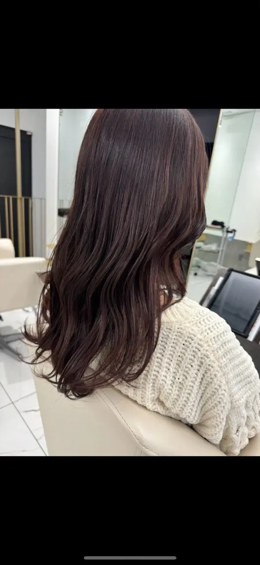 セミロング 西村 涼のヘアスタイル