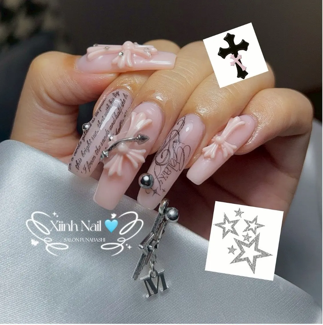 ネイル チークネイル 桜ネイル 長さ出し フットネイル ジェルネイル ハンドネイル XIINH NAIL SALONのネイルデザイン
