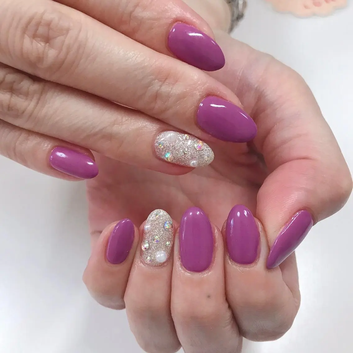 ネイル アートネイル 長さ出し フットネイル グリーン ニュアンスネイル Lily Roseスタッフ一同のマツエク・マツパデザイン