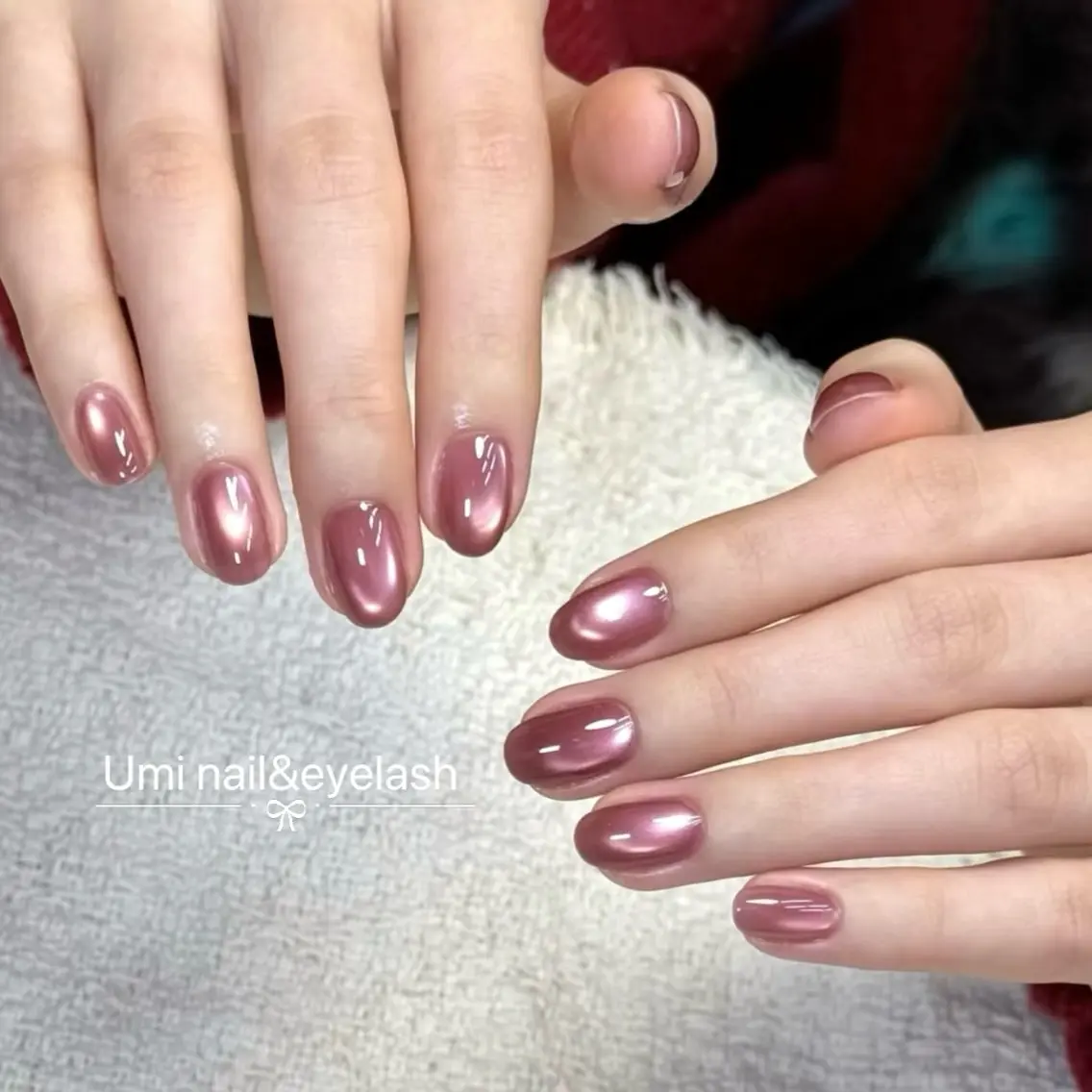 ショート 韓国風ヘア ハンドネイル ハンドケア Umi nail& eyelash ゆみのマツエク・マツパデザイン