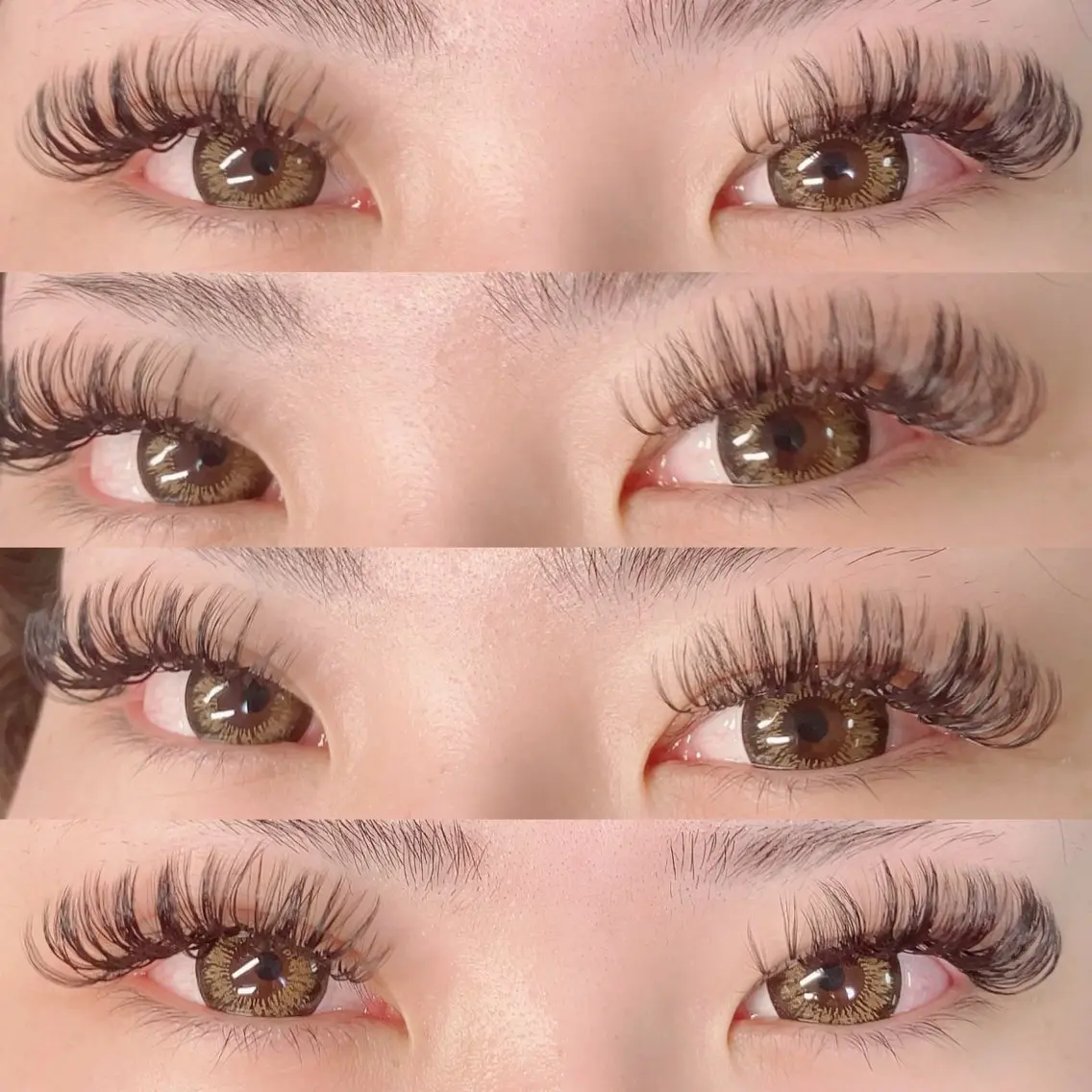 マツエク・マツパ 付け放題 ボリュームラッシュ linda lashesのマツエク・マツパデザイン