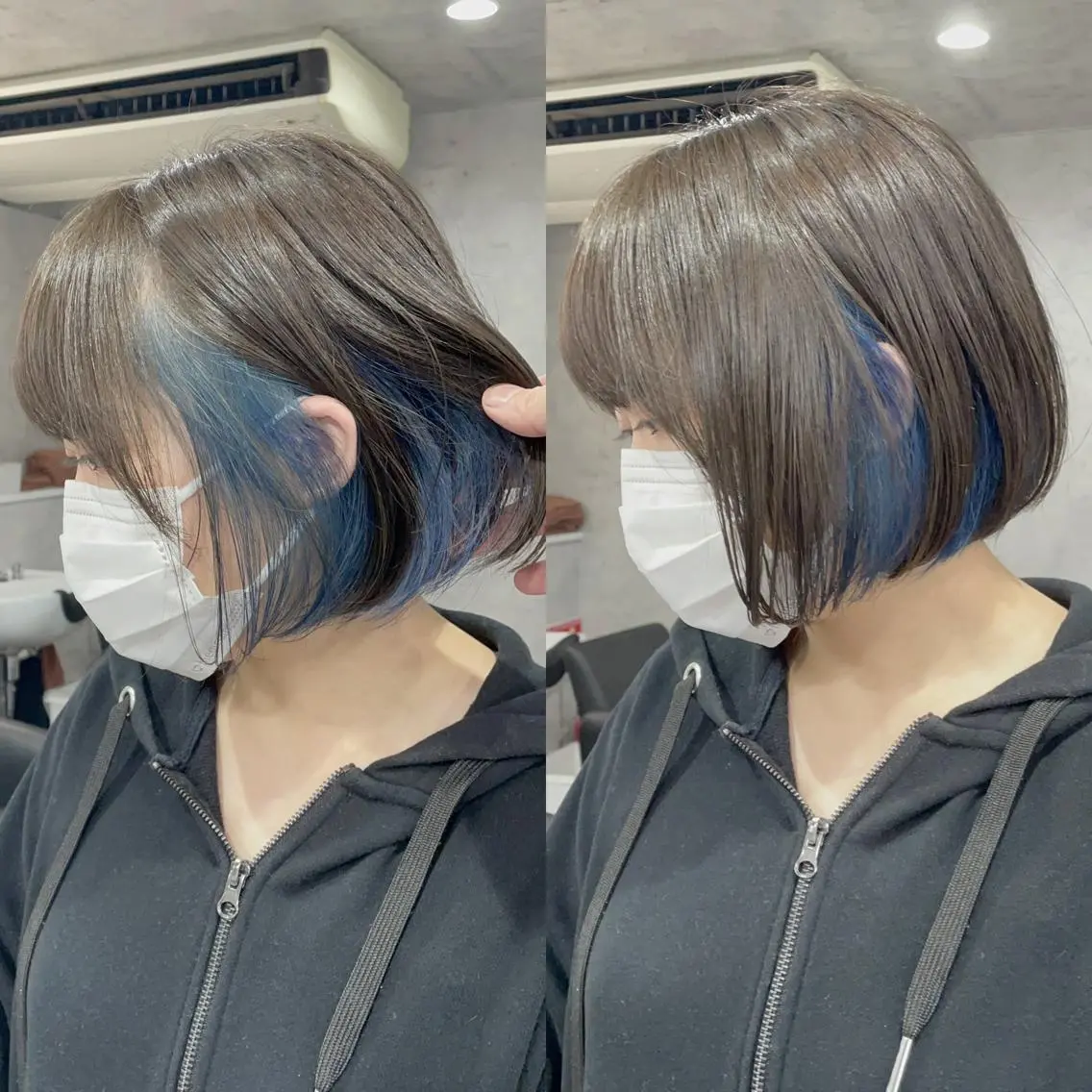 ショート カラー ウルフ/デザイン/ 大阪/タカハシユウキのヘアスタイル