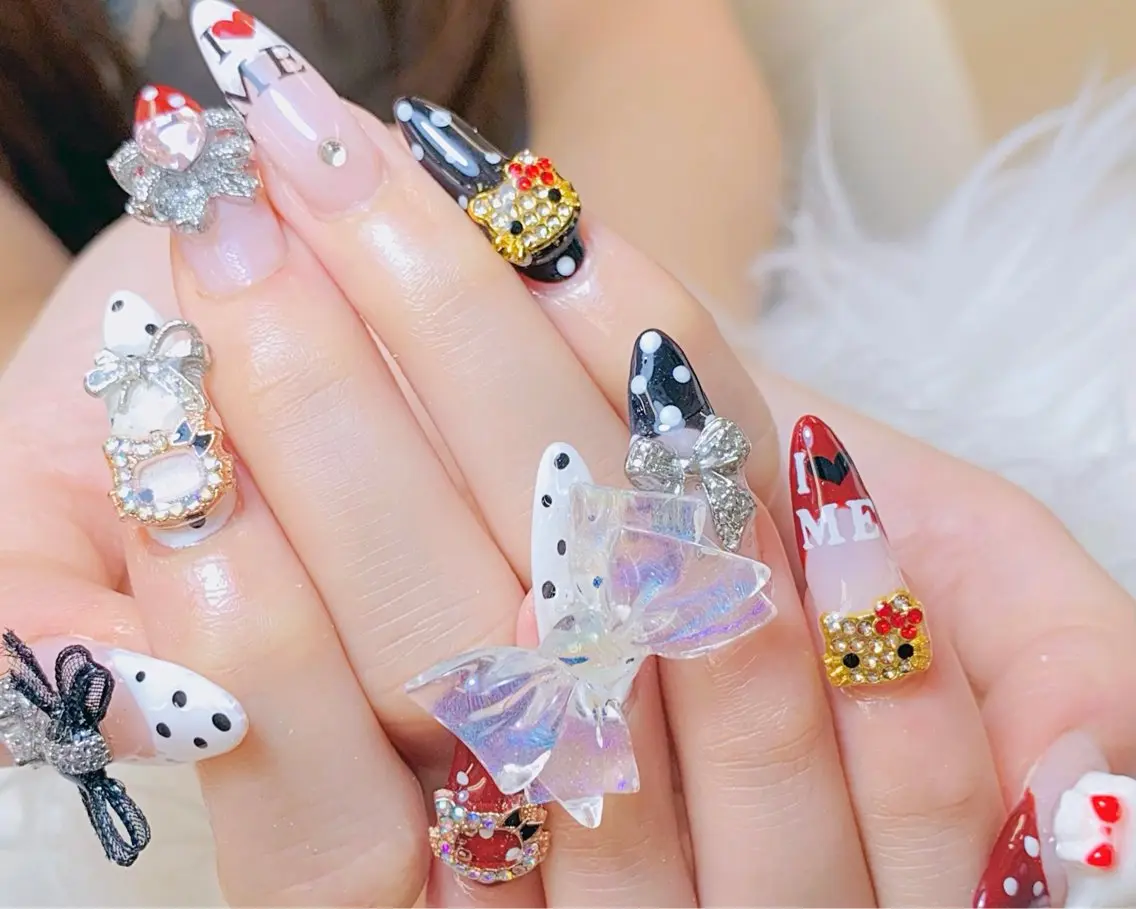 ネイル チークネイル 長さ出し フットネイル 韓国ネイル マグネットネイル ハンドネイル ハンドケア AN NAIL _HOAのネイルデザイン
