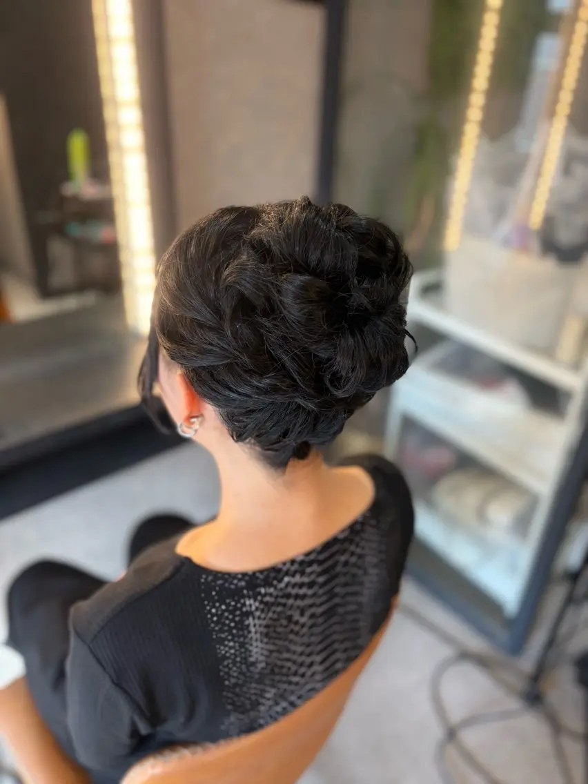ショート ヘアアレンジ エクステ ショートヘア ヘアセット ヘアメイク スーのその他イメージ