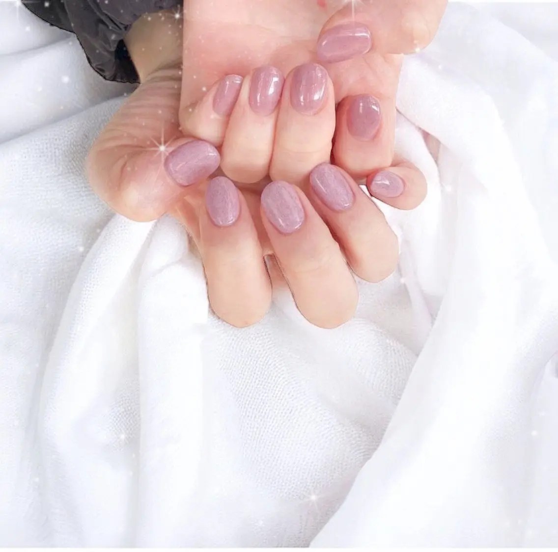 ネイル パープル ハンドネイル Best Nail Yu🎀🫧のネイルデザイン