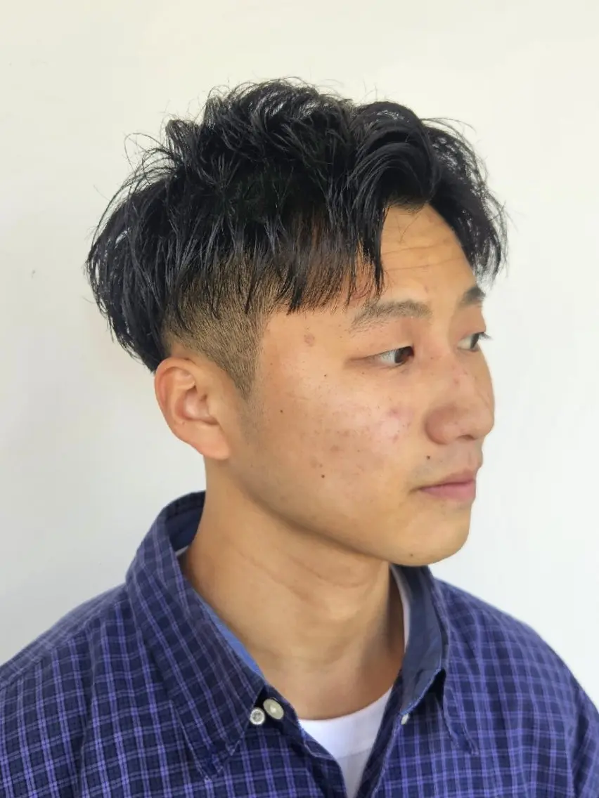 メンズ カット ヘッドスパ 馬野郁土 Uhair 本山店のヘアスタイル