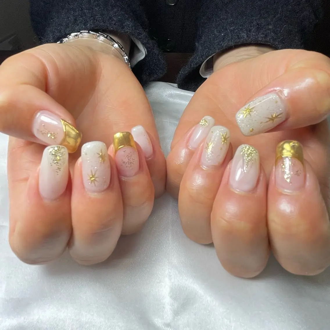 ネイル キラキラネイル 冬ネイル クリスマス WATANABE MAYUMIのネイルデザイン