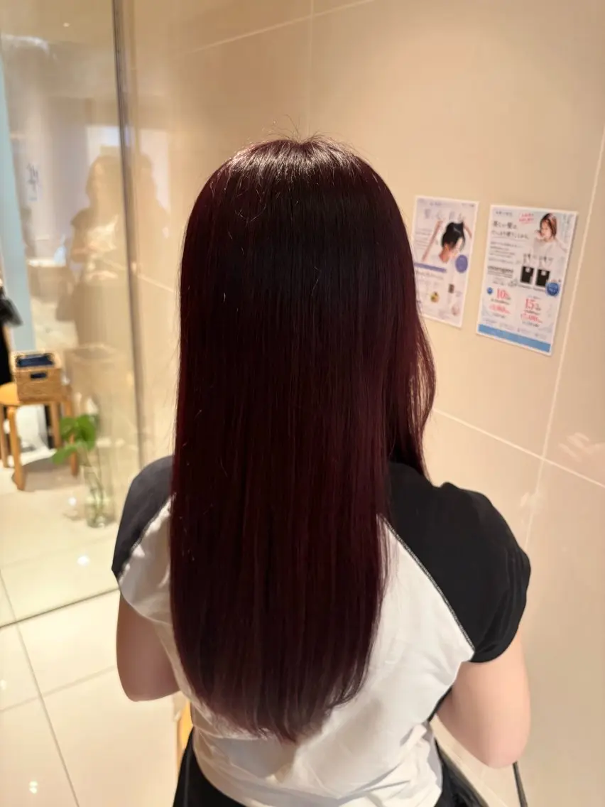 カラー 透明感カラー🩵 かのは🐰🪽のヘアスタイル