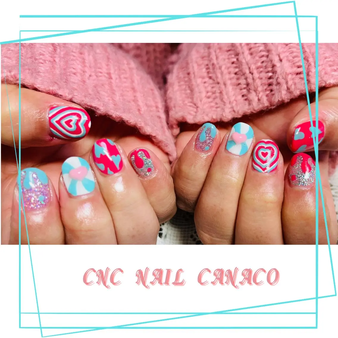 ネイル アートネイル 持ち込み ストーンネイル ハンドネイル ハンドケア ベテランネイル cnc  nailのネイルデザイン