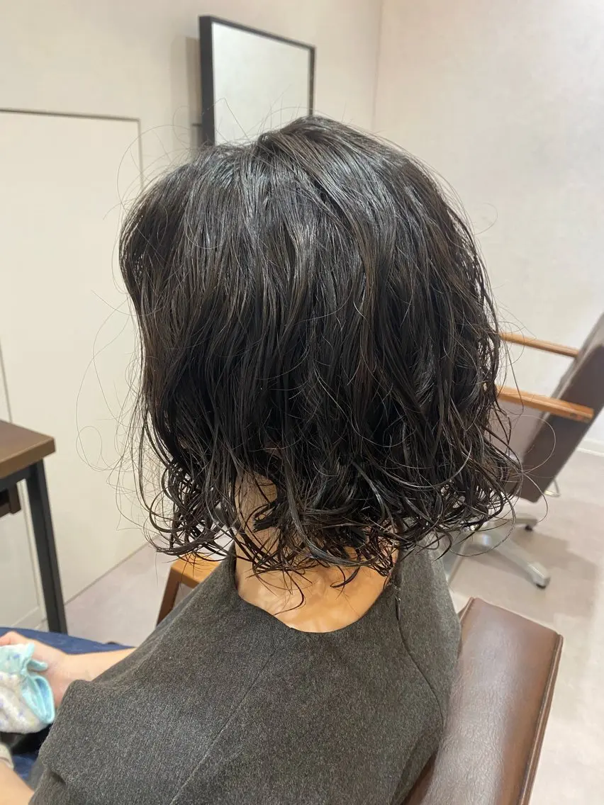 ✔️カット＋パーマ＋トリートメントの写真