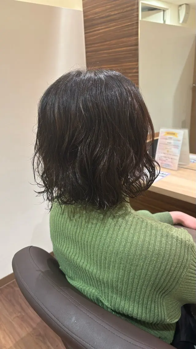 ショート パーマ 個室サロン🕊️ 飯塚優希のヘアスタイル