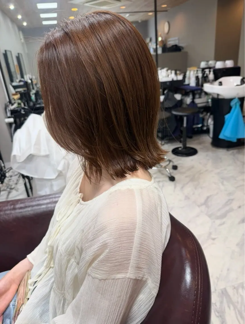 ミディアム カット ヘアカラー 田中 洸樹のヘアスタイル