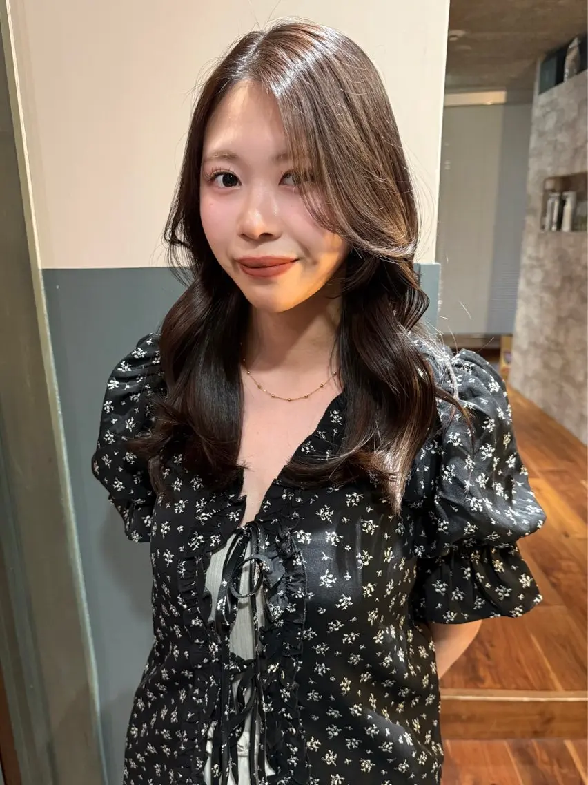 ロング カラー ブリーチ カット ヘアカラー トリートメント mai / linoah˚✧のヘアスタイル