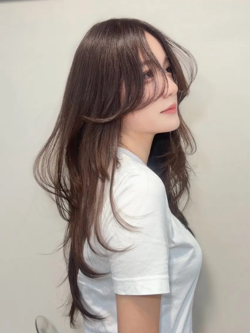 ロング カラー カット ヘアカラー トリートメント 🦋韓国系指名No1 店長/圓山 祐也🦋のヘアスタイル