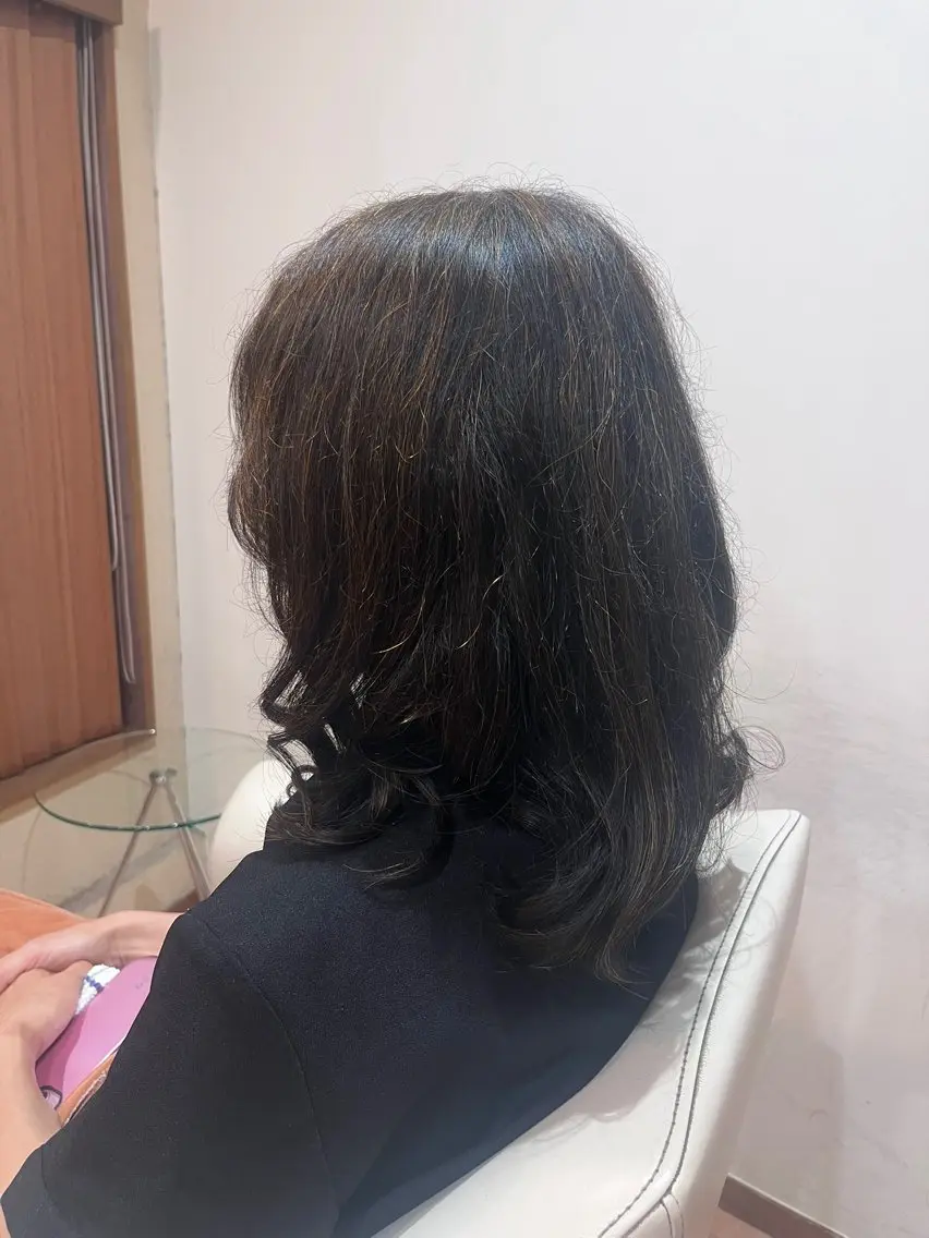 ミディアム 🦋ヘアセット募集中 ￤ナナカ🦋のヘアスタイル
