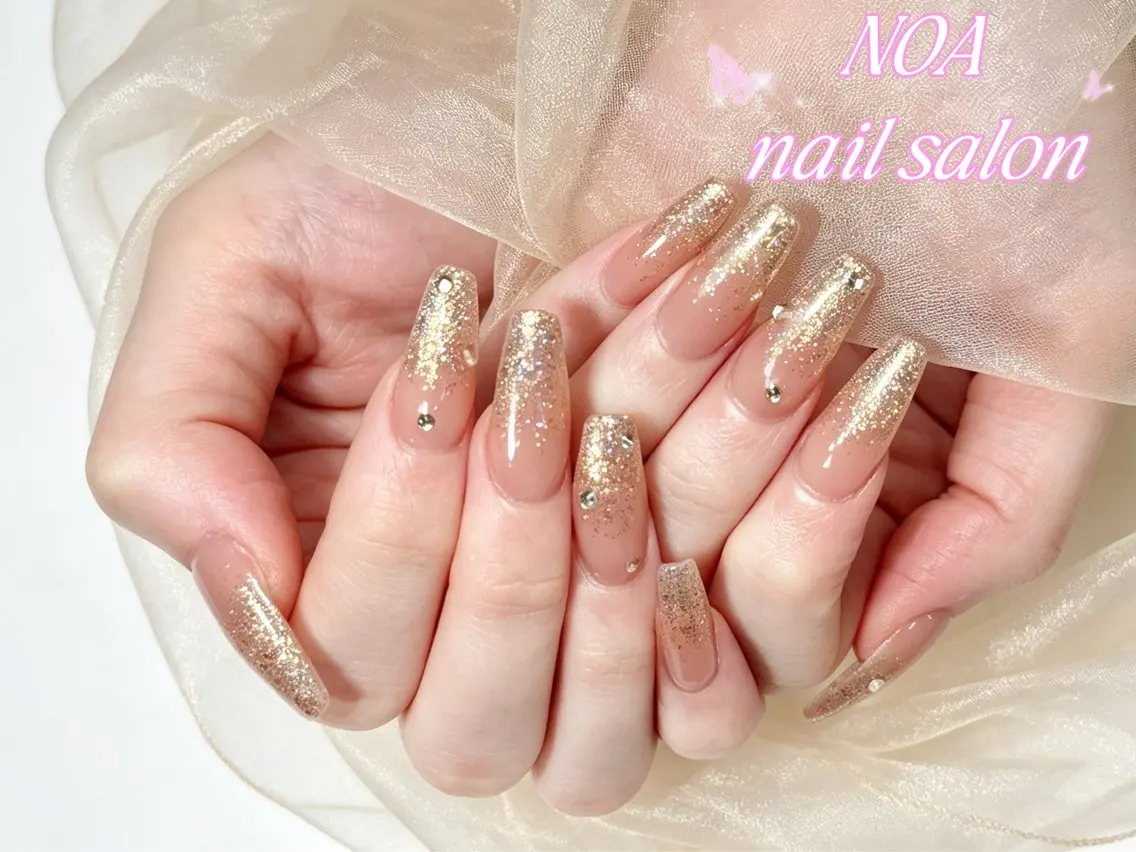 ロング ハンドネイル Noa Nail みつきのネイルデザイン