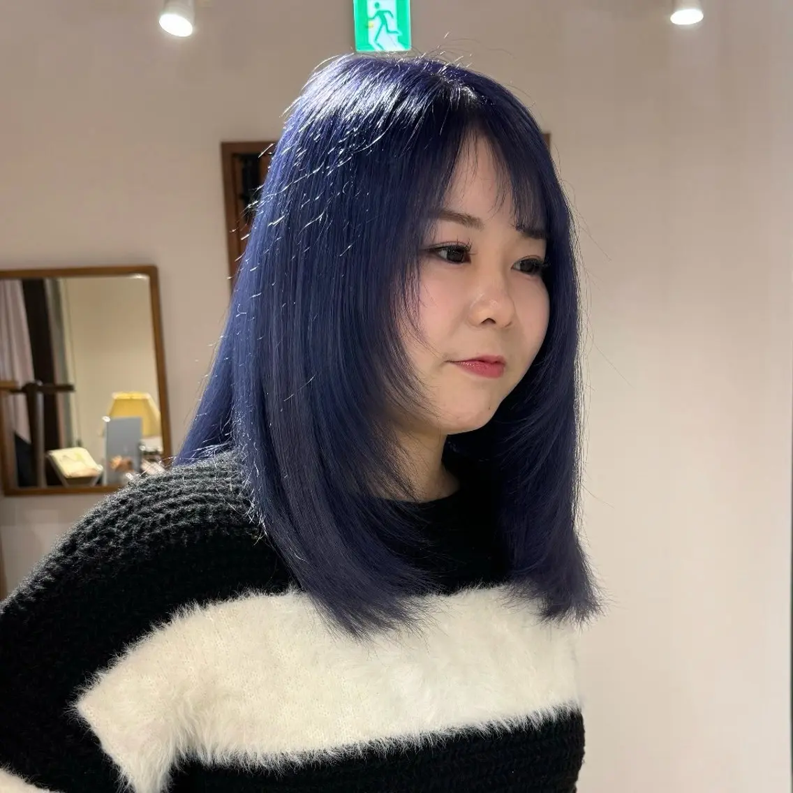 カラー ブルーカラー ブルーバイオレット バイオレットカラー ヘアカラー トリートメント 優梨💞 /透明感カラーのヘアスタイル