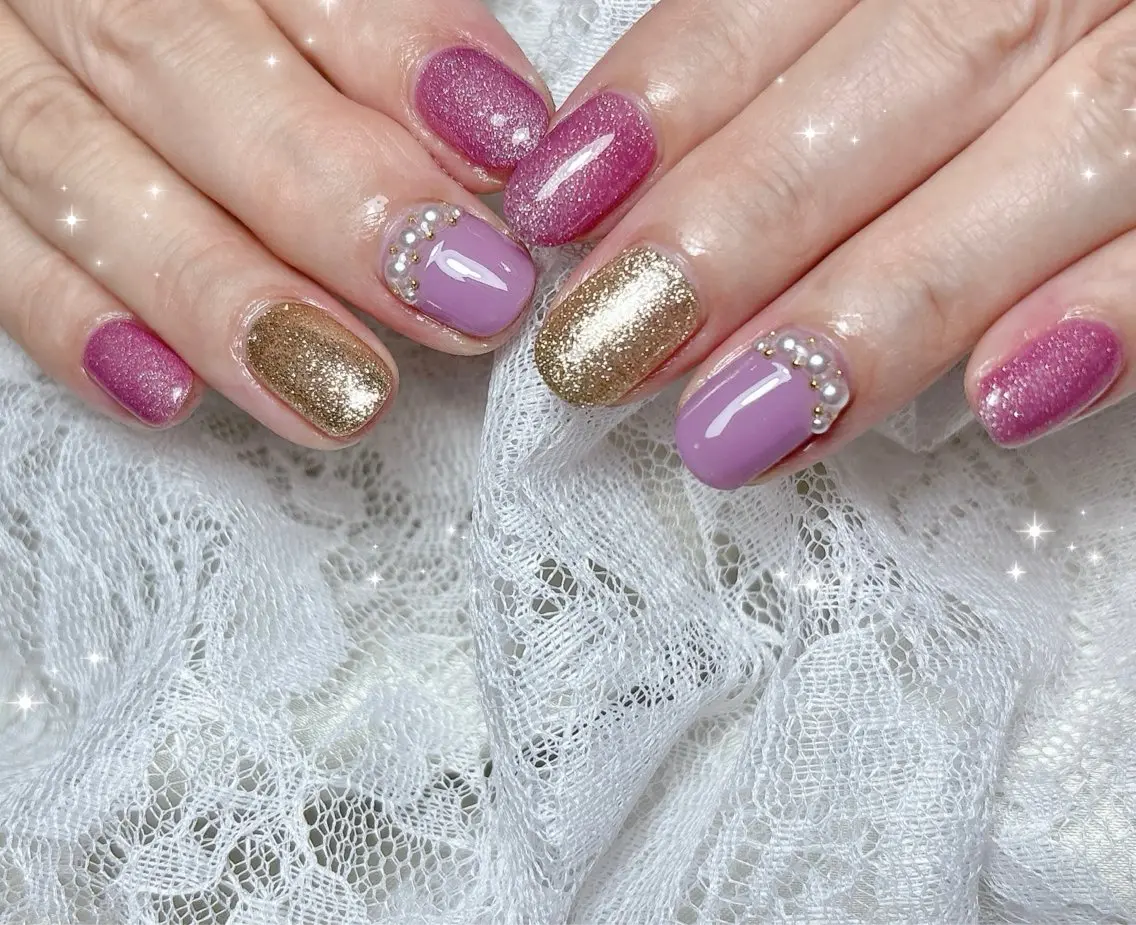ネイル ハンドネイル FLARE NAIL フレアネイルのネイルデザイン