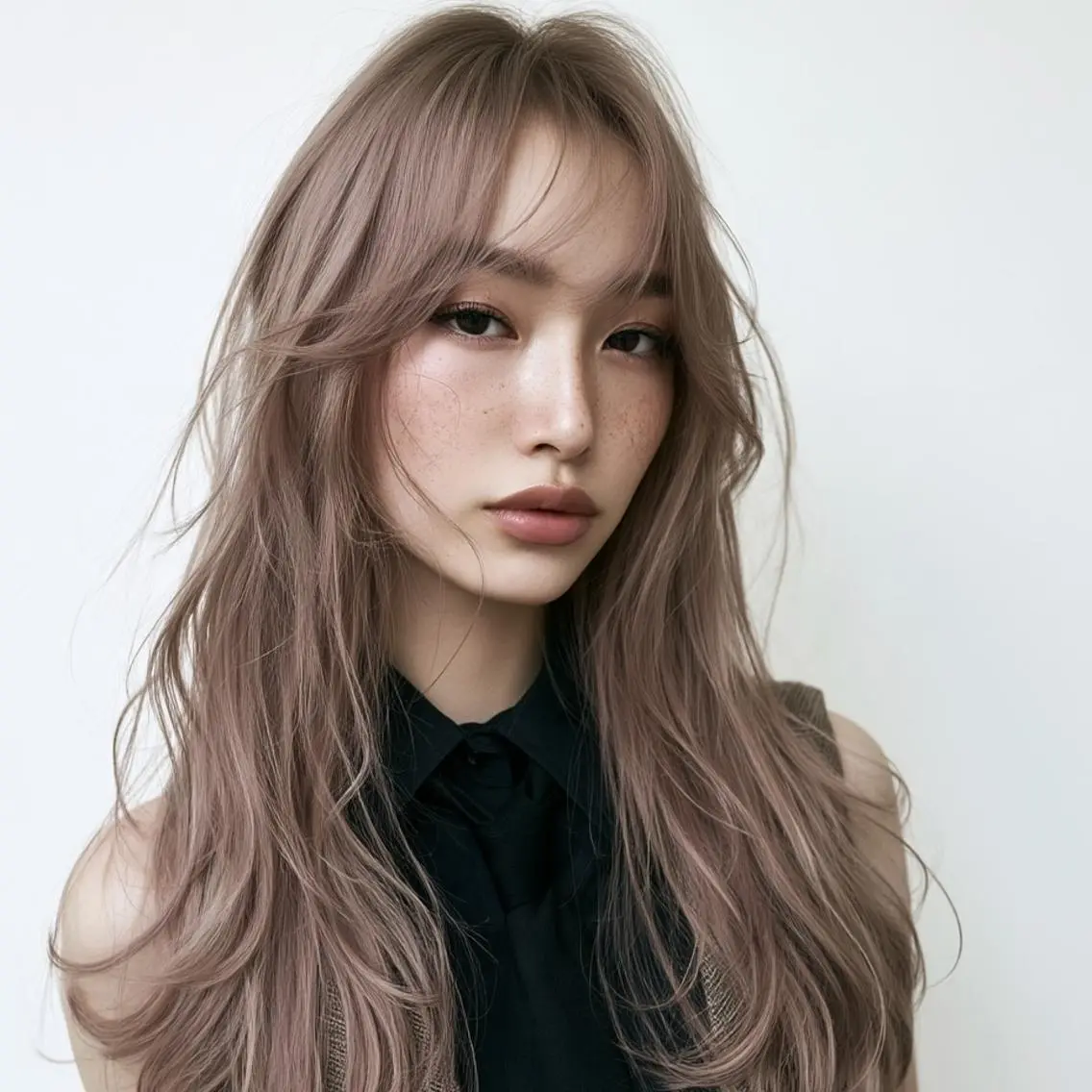 セミロング カラー ヘアカラー ブリーチ/デザイン ubu🥷🏻のヘアスタイル