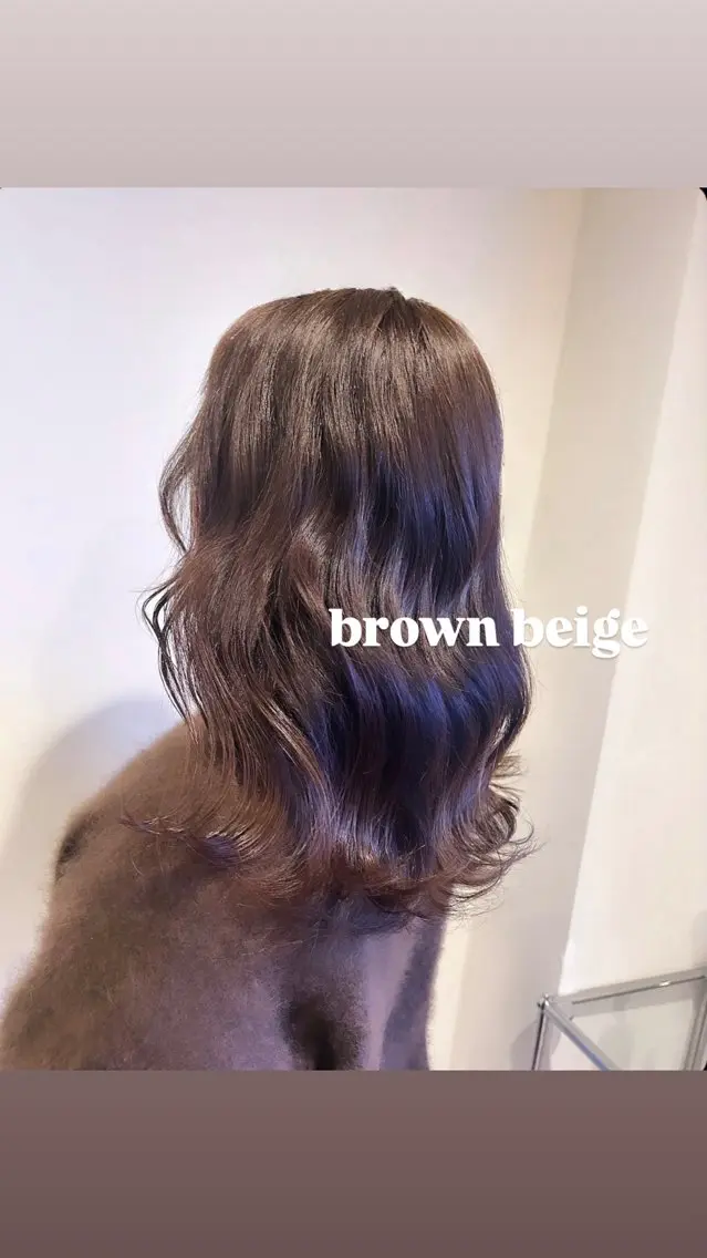 ロング カラー ベージュカラー トリートメント ヘアカラー トリートメント Ludwig／ 小島千夏のヘアスタイル