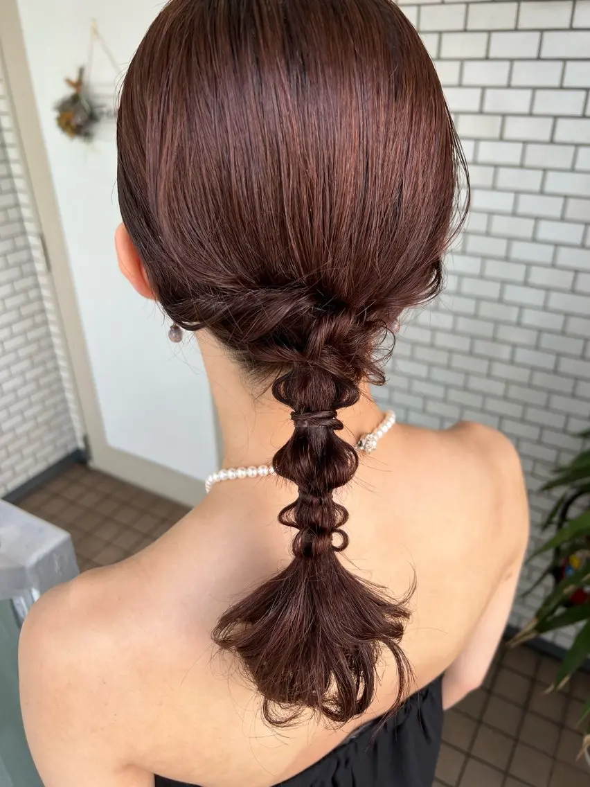 ヘアアレンジ ヘアセット 大人可愛いヘアメイク 💋🧚♀️しずかのヘアスタイル