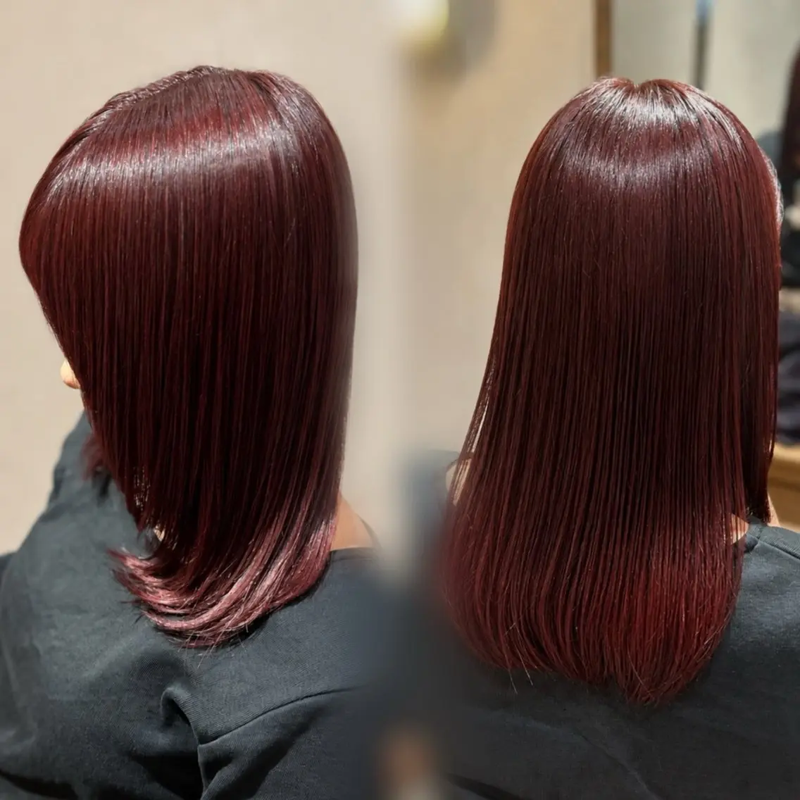 カラー レッドカラー ヘアカラー sakura 🌷のヘアスタイル