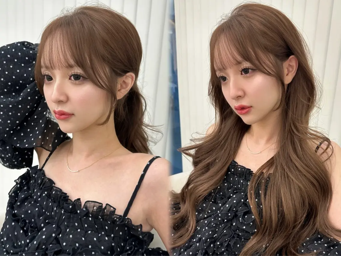 ロング ヘアカラー トリートメント エクステ プルエクステ◆ Fi-Ne吉祥寺のヘアスタイル