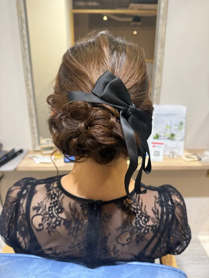 ロング ヘアアレンジ ヘアセット Connect Rumiのヘアスタイル