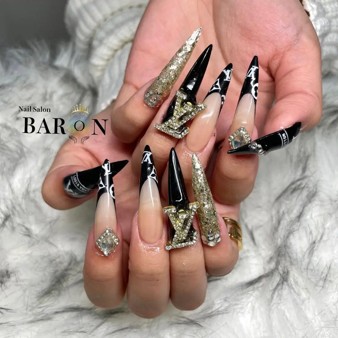 ネイル ハンドネイル ♛︎BARON♛︎ RIKAのネイルデザイン