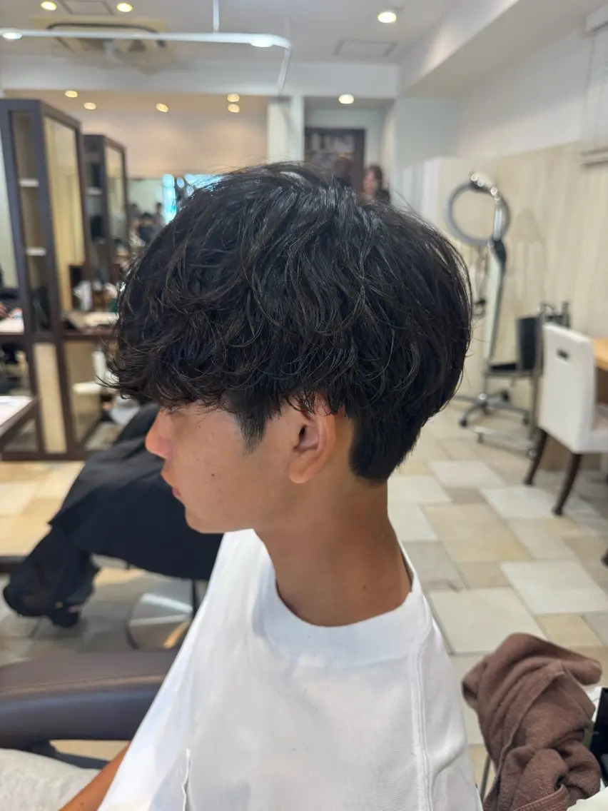 パーマ メンズ カット パーマ メンズパーマ／縮毛 矯正店長 ・村田伊吹のヘアスタイル