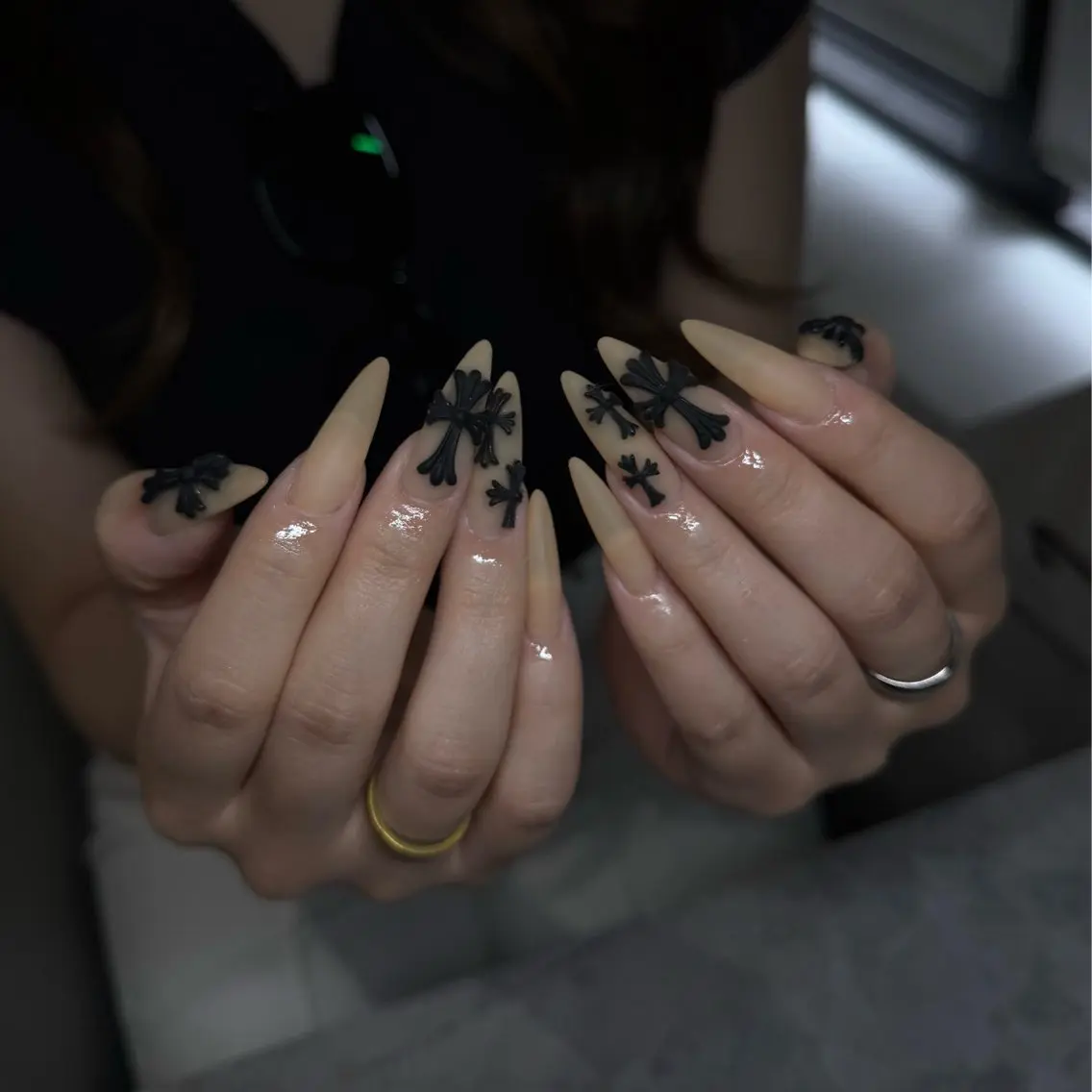 ネイル マットネイル ハンドネイル IROHA NAIL 北村菜帆のネイルデザイン
