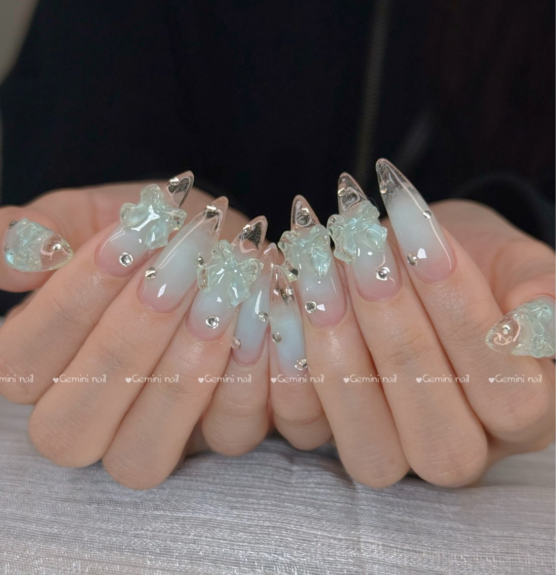 ネイル ネイルチップ Gemini nail.Yukiのネイルデザイン