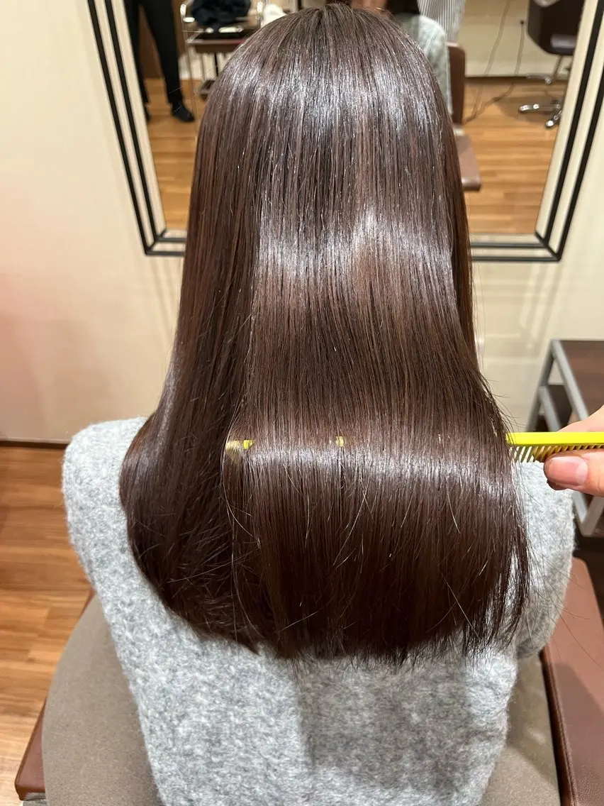 🌺カット+縮毛矯正【根本10cm以内まで】+トリートメント🌺の写真