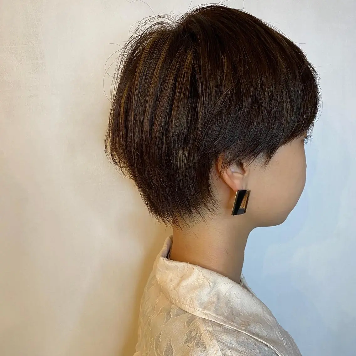 ショート 藤田 遼のヘアスタイル