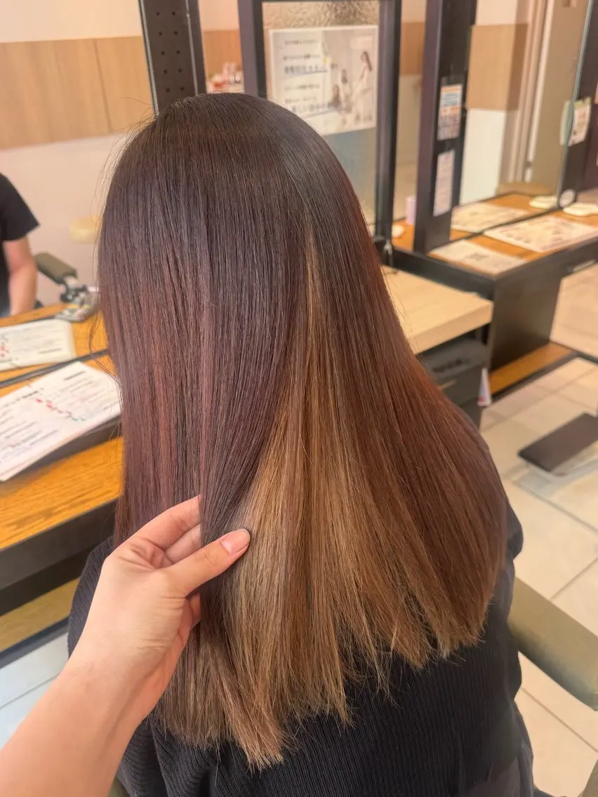 ロング カラー インナーカラー 💎✨艶カラー ✨💎MONAのヘアスタイル